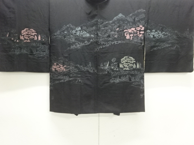 JAPANESE HAORI / WOVEN DISTANT MOUNTAINS